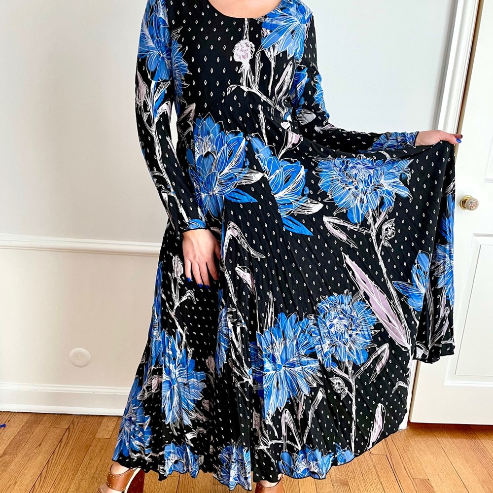 FREE PEOPLE boho maxi dress with flowers